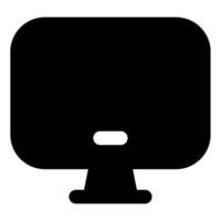 monitor icono para web, aplicación, uiux, infografía, etc vector