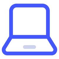 ordenador portátil icono para web, aplicación, uiux, infografía, etc vector