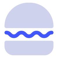 hamburguesa icono comida y bebidas para web, aplicación, uiux, infografía, etc vector