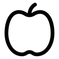 manzana icono comida y bebidas para web, aplicación, uiux, infografía, etc vector