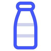 Leche icono comida y bebidas para web, aplicación, uiux, infografía, etc vector