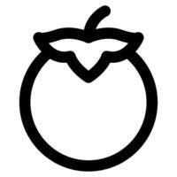 tomate icono comida y bebidas para web, aplicación, uiux, infografía, etc vector