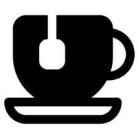 té icono comida y bebidas para web, aplicación, uiux, infografía, etc vector