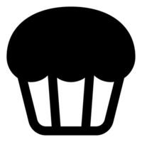 Cupcake Icon Food and Beverages for Web, app, uiux, infographic, etc vector