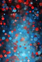 AI generated Festive Glitter Vintage Lights Christmas Abstract Texture photo