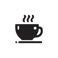 Coffee cup Icon Flat Style. Cup Vector. Mug Isolated Icon. vector