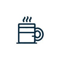 Coffee cup Icon Flat Style. Cup Vector. Mug Isolated Icon. vector