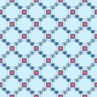 AI Chip and Computers vector Artificial Intelligence Technology colored seamless pattern