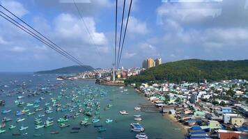 View From Cable Car to Phu Quoc Island in Vietnam video