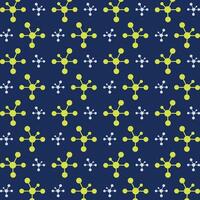 Electron repeating green trendy pattern colorful vector illustration background