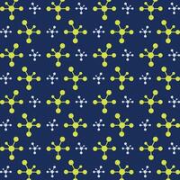 Electron repeating green trendy pattern colorful vector illustration background