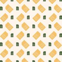 Sim icon repeating trendy pattern colorful vector illustration wallpaper background