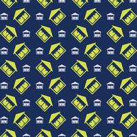 Storage icon repeating green trendy pattern colorful vector illustration background