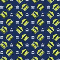 Storage icon repeating green trendy pattern colorful vector illustration background