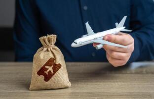 buscar para Entradas para el vuelo. civil aviación. lealtad programas y aire millas, bonos vacaciones y vacaciones. viaje por avión. caliente viaje destinos bajo costo aerolíneas. foto