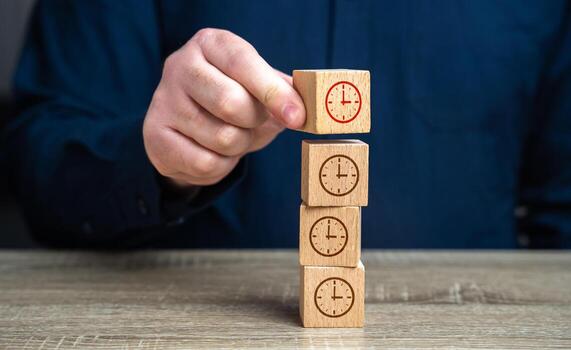 construir un cronograma. hora Estimacion bloques, eficientemente ajustando horarios. equilibrio trabajo y vida. estrés terminado sobrecargado horarios. quedarse adaptable foto