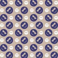 Cool Emoji repeating trendy pattern beautiful grey background vector illustration