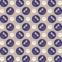 Cool Emoji repeating trendy pattern beautiful grey background vector illustration