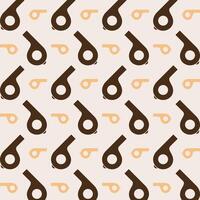 Whistle icon repeating trendy pattern beautiful vector illustration light background