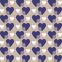Favorite icon repeating trendy pattern beautiful grey background vector illustration