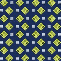 Files Icon repeating green trendy pattern colorful vector illustration background