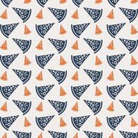 Pizza resumen icono repitiendo de moda modelo vector ilustración gris antecedentes