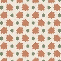 Puzzle Piece icon repeating trendy pattern beautiful vector gift wrapping background