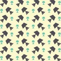 Lamp trendy pattern design beautiful repeating vector illustration background