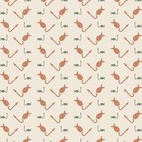 Fishing icon repeating trendy pattern beautiful vector gift wrapping background