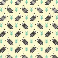 Scooter trendy pattern design beautiful repeating vector illustration background