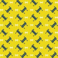 Barrier repeating trendy pattern colorful vector illustration yellow background