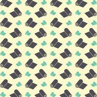 Paper Roll trendy pattern design beautiful repeating vector illustration background