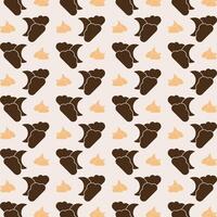 nube y Luna icono repitiendo de moda modelo hermosa vector ilustración ligero antecedentes