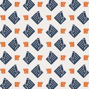 contrato resumen icono repitiendo de moda modelo vector ilustración gris antecedentes