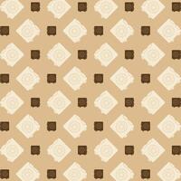 Vault trendy repeating pattern brown abstract background vector illustration