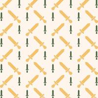 Weapons icon repeating trendy pattern colorful vector illustration wallpaper background