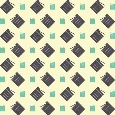 Copy Machine trendy pattern design beautiful repeating vector illustration background