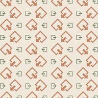 Logout icon repeating trendy pattern beautiful vector gift wrapping background