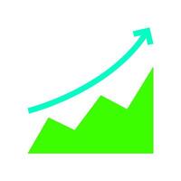 Uptrend Arrow Chart vector