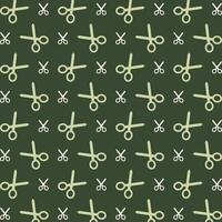 Cut icon repeating trendy pattern beautiful green vector illustration background