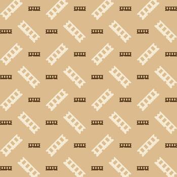 RAM de moda repitiendo modelo marrón resumen antecedentes vector ilustración