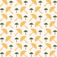 Umbrella icon repeating trendy pattern colorful vector illustration wallpaper background
