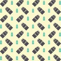 Milk trendy pattern design beautiful repeating vector illustration background