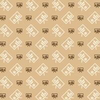 Presentation trendy repeating pattern brown abstract background vector illustration