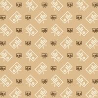 Presentation trendy repeating pattern brown abstract background vector illustration