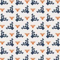 Excercise abstract icon repeating trendy pattern vector illustration grey background