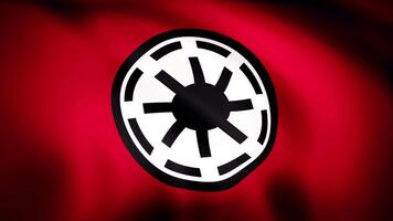 Star Wars Galactic Republic Symbol Logo Flag. Star Wars Galactic Republic Symbol Logo Flag. Editorial use only video