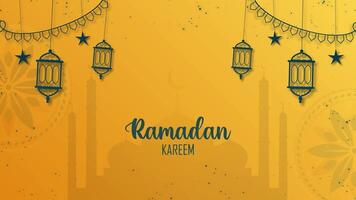 Ramadán kareem animación islámico eid antecedentes video