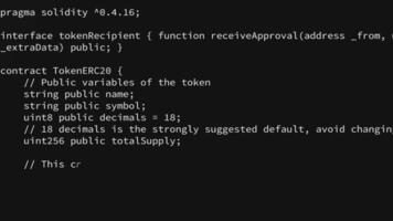 blockchain código. criptomoneda minería con gráfico usuario interfaz en computadora monitor mostrar. existencias. bitcoin blockchain moneda minería en computadora pantalla. minería proceso de ethereum en pantalla de video