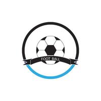 Football and soccer logo vector